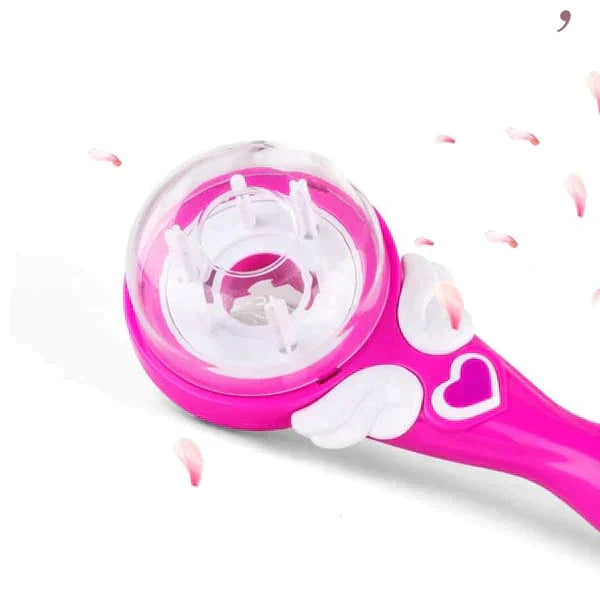 Uređaj za pletenje kose sa šarenim koncima