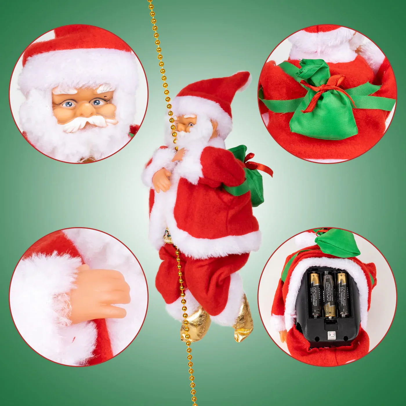 Deda Mraz koji se penje - Novogodišnja muzička igračka