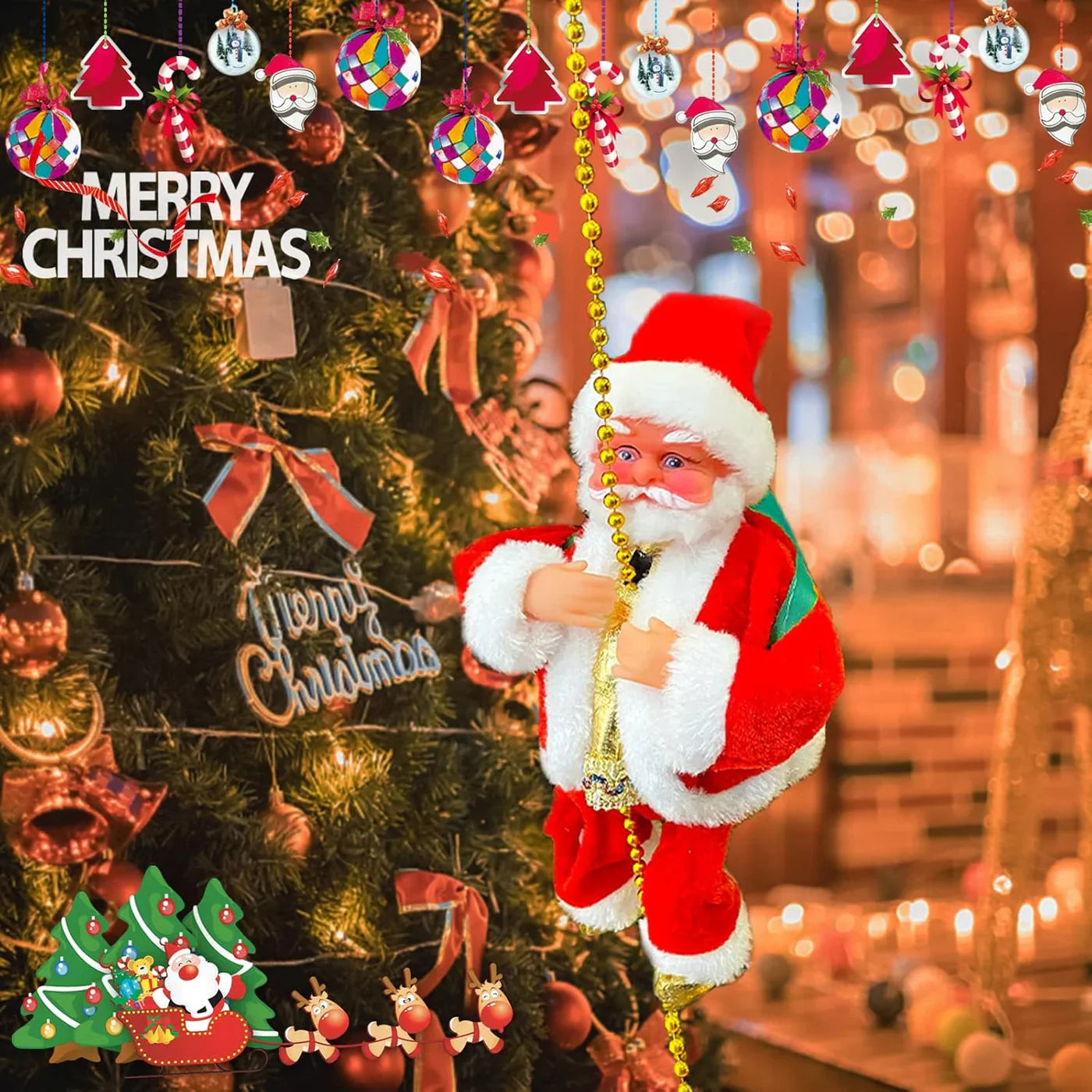 Deda Mraz koji se penje - Novogodišnja muzička igračka