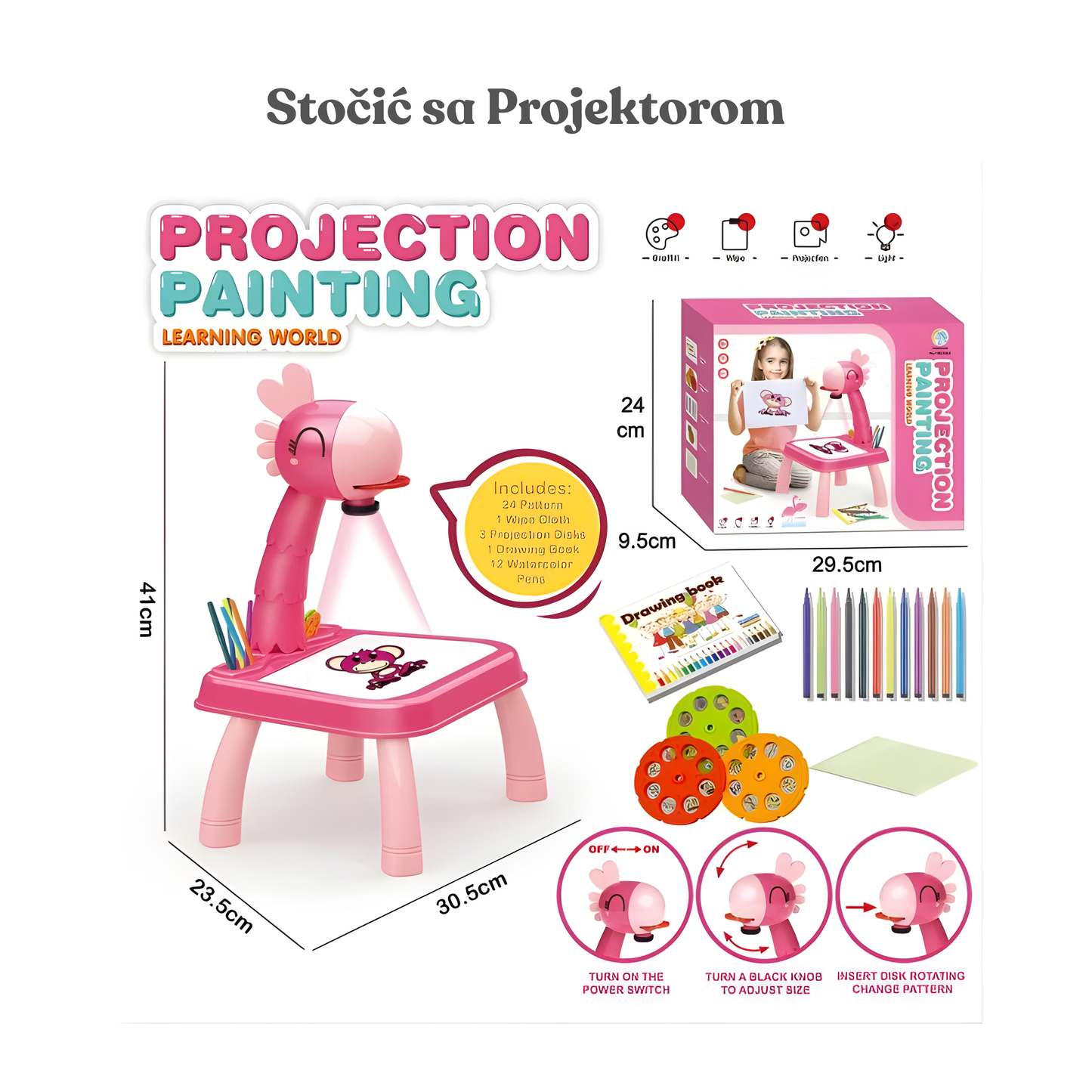 Novogodišnji Paketić za DEVOJČICE 3+ Godine