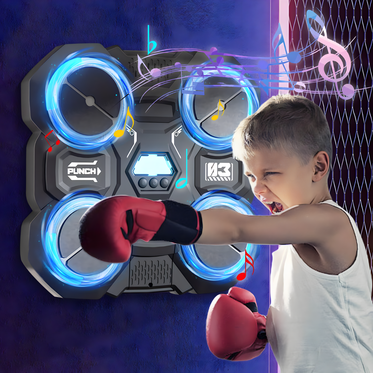 Set muzička tabla i rukavice za boks - Zabava i trening za sve uzraste - Pokloni za decu