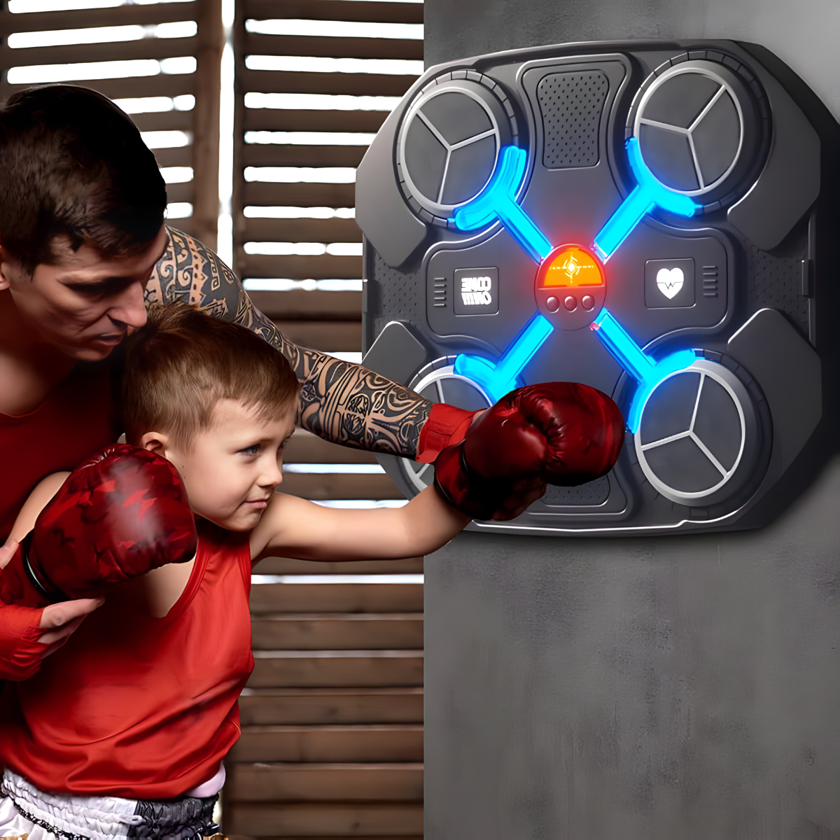 Set muzička tabla i rukavice za boks - Zabava i trening za sve uzraste - Pokloni za decu
