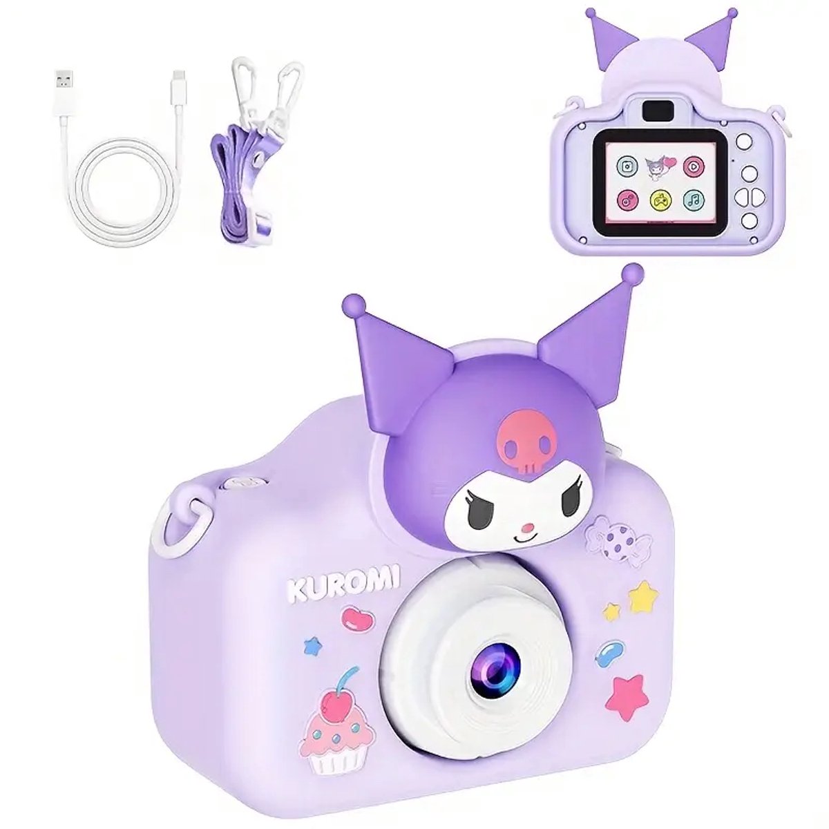 dečja digitalna kamera ljubičasta sanrio — pregled