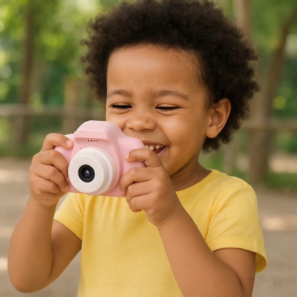dečji digitalni fotoaparat roze — detalj 3