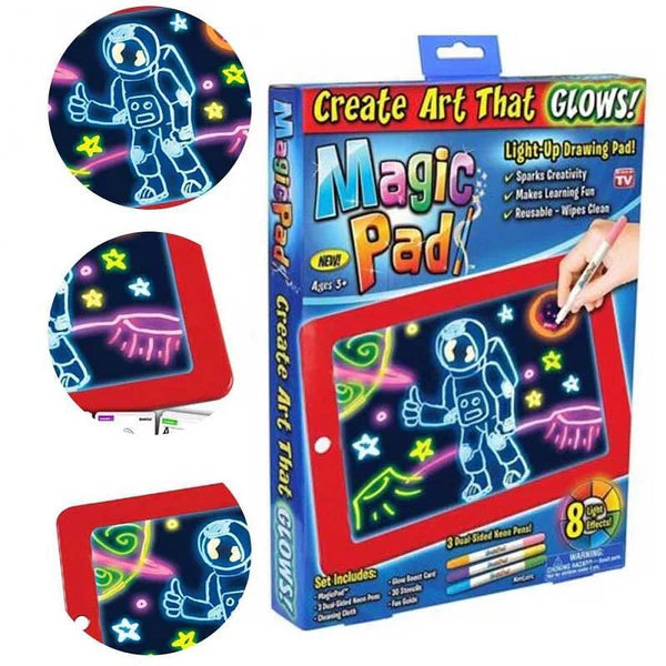 Magična Tabla za Crtanje Magic Pad – Svetleća LED Tabla za Decu
