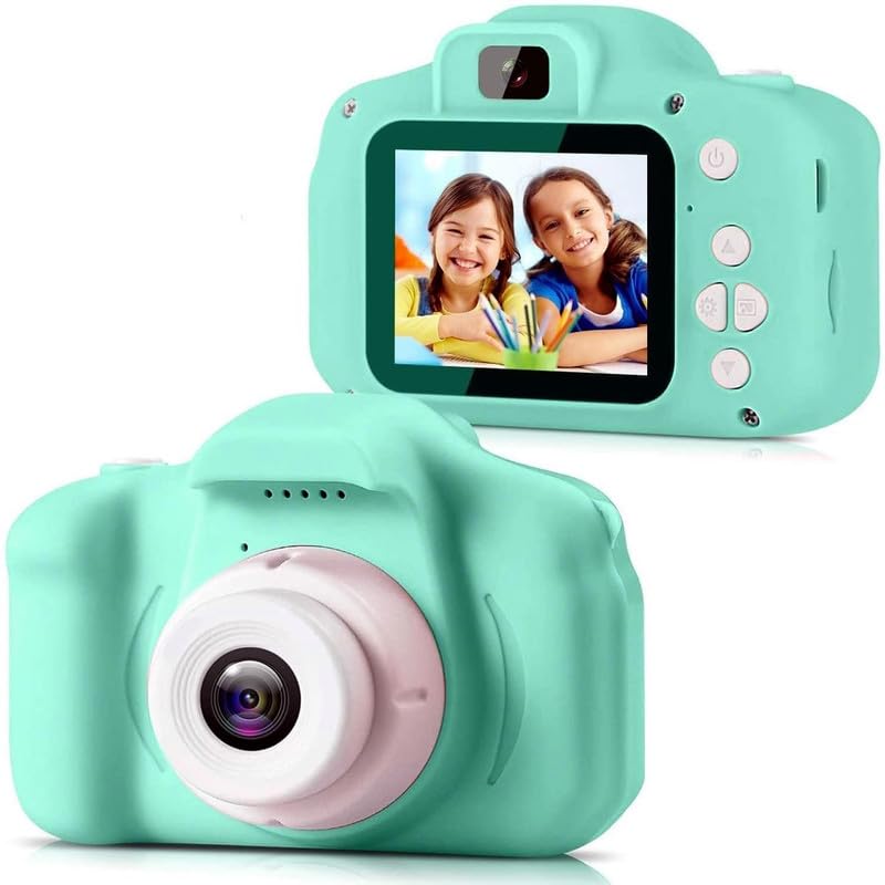 dečji digitalni fotoaparat zeleni — pregled