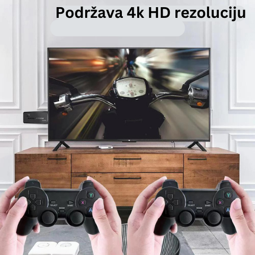 Retro konzola 10000 igrica+ 2 bežična džojstika - Pokloni za decu